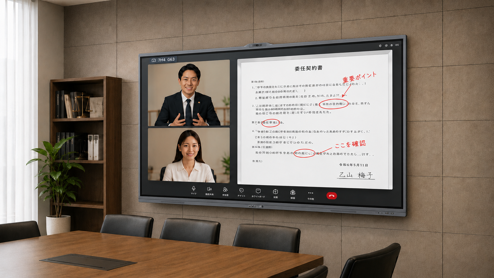 法律事務所向けMAXHUBメインビジュアル